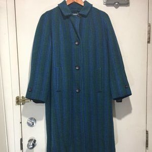VINTAGE HARRIS TWEED HANDWOVEN WOOL COATS SIZE M